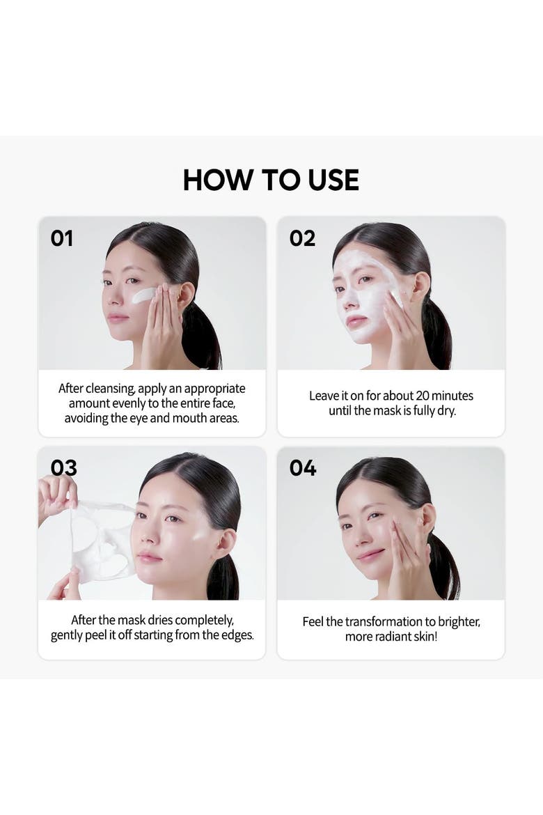 Facial Mask Collagen Pore Spa Wrapping Zero Pain Peel Off 2.36 oz, Alternate, color, White