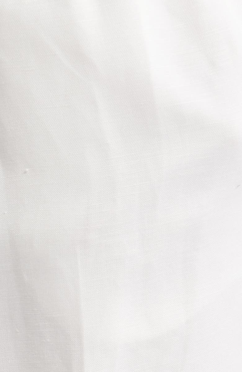 Anne Klein Linen Blend Crop Wide Leg Drawstring Pants, Alternate, color, 