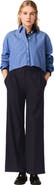 maje Wide-leg suit trousers