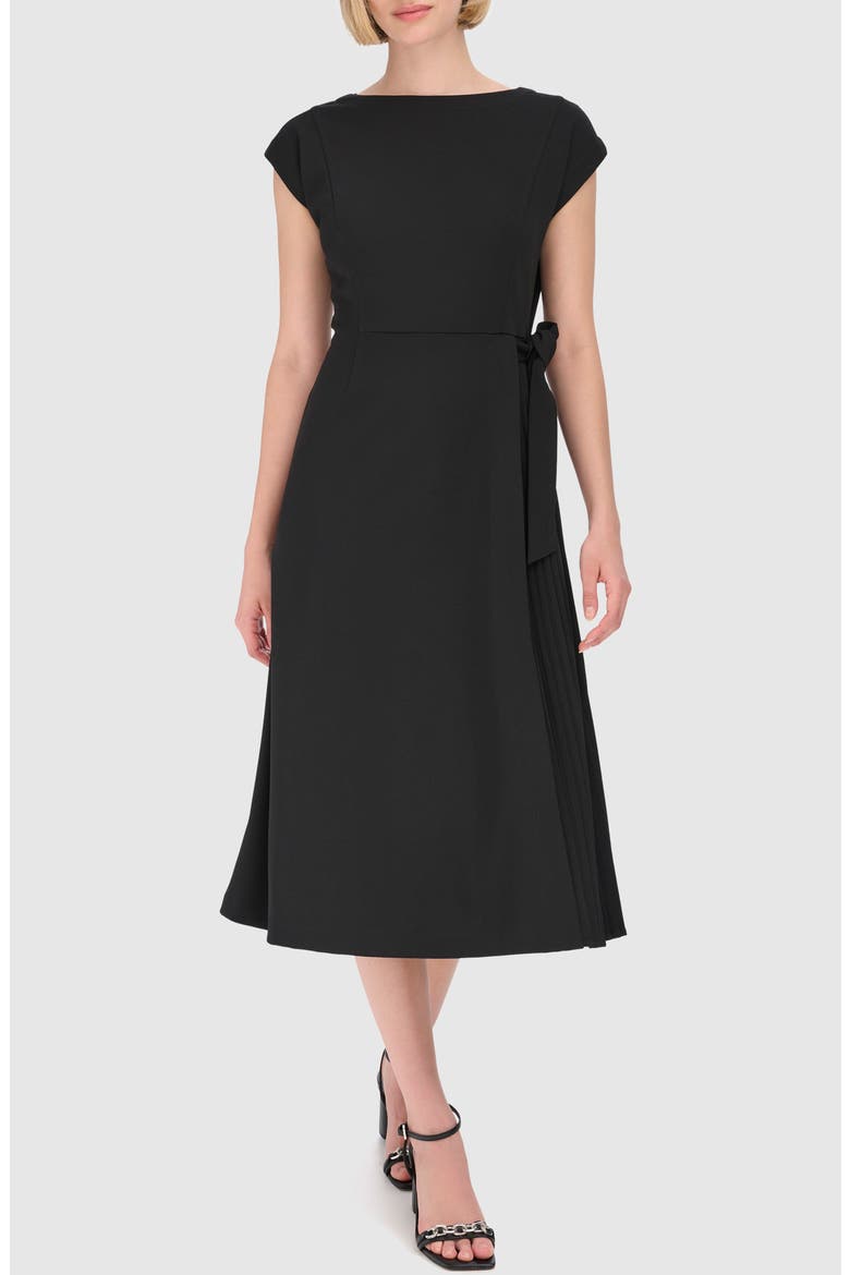 cap sleeve lace pleated midi dress Petite Cap Sleeve Lace Detail Pleated Midi Dress