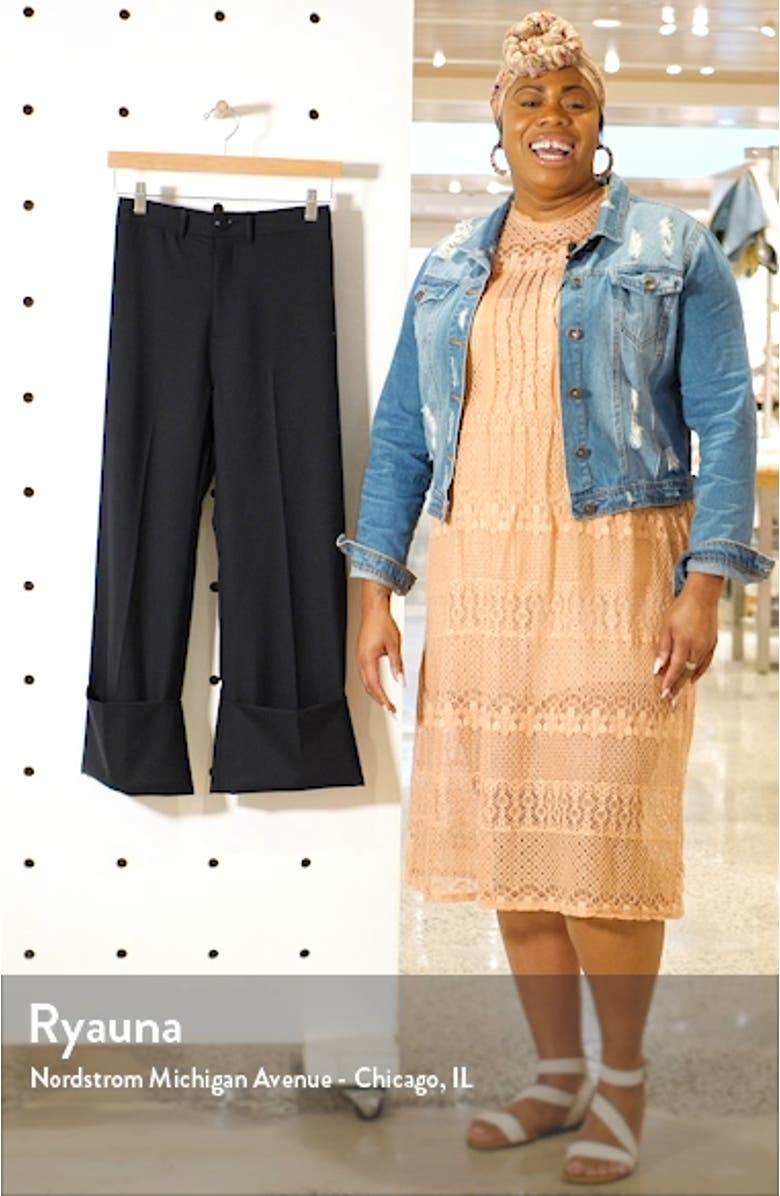 Hayes High Waist Cuff Pants, sales video thumbnail