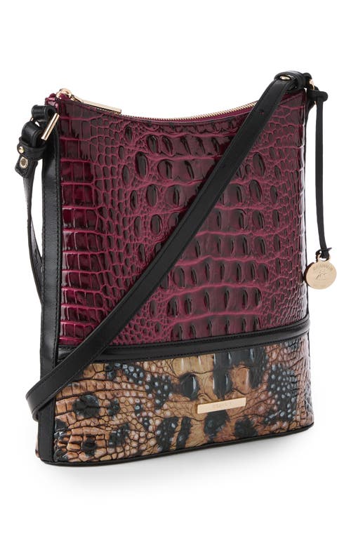 Brahmin Katie Croc Embossed Leather Crossbody Bag