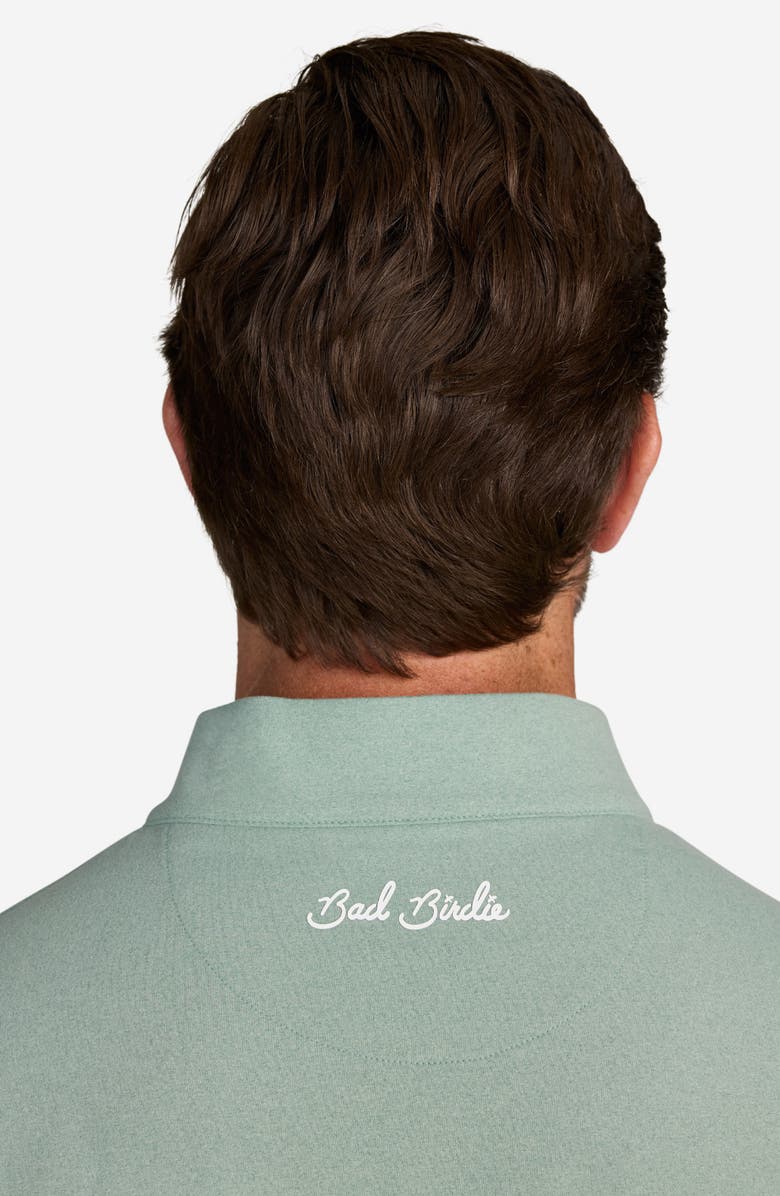 Bad Birdie Quarter Zip Golf Pullover, Alternate, color, Washed Sage