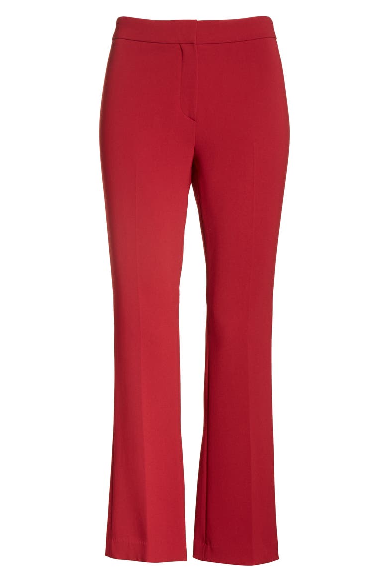 Admiral Crepe Kick Crop Pants, Alternate, color, BRIGHT RASPBERRY