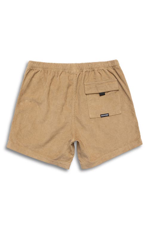 Maui And Sons Maui & Sons Camp 84 Corduroy Walking Shorts In Tan