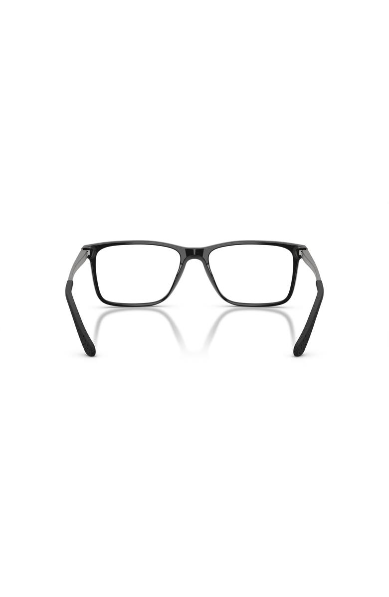 Ralph Lauren 58mm Rectangle optical glasses, Alternate, color, Black