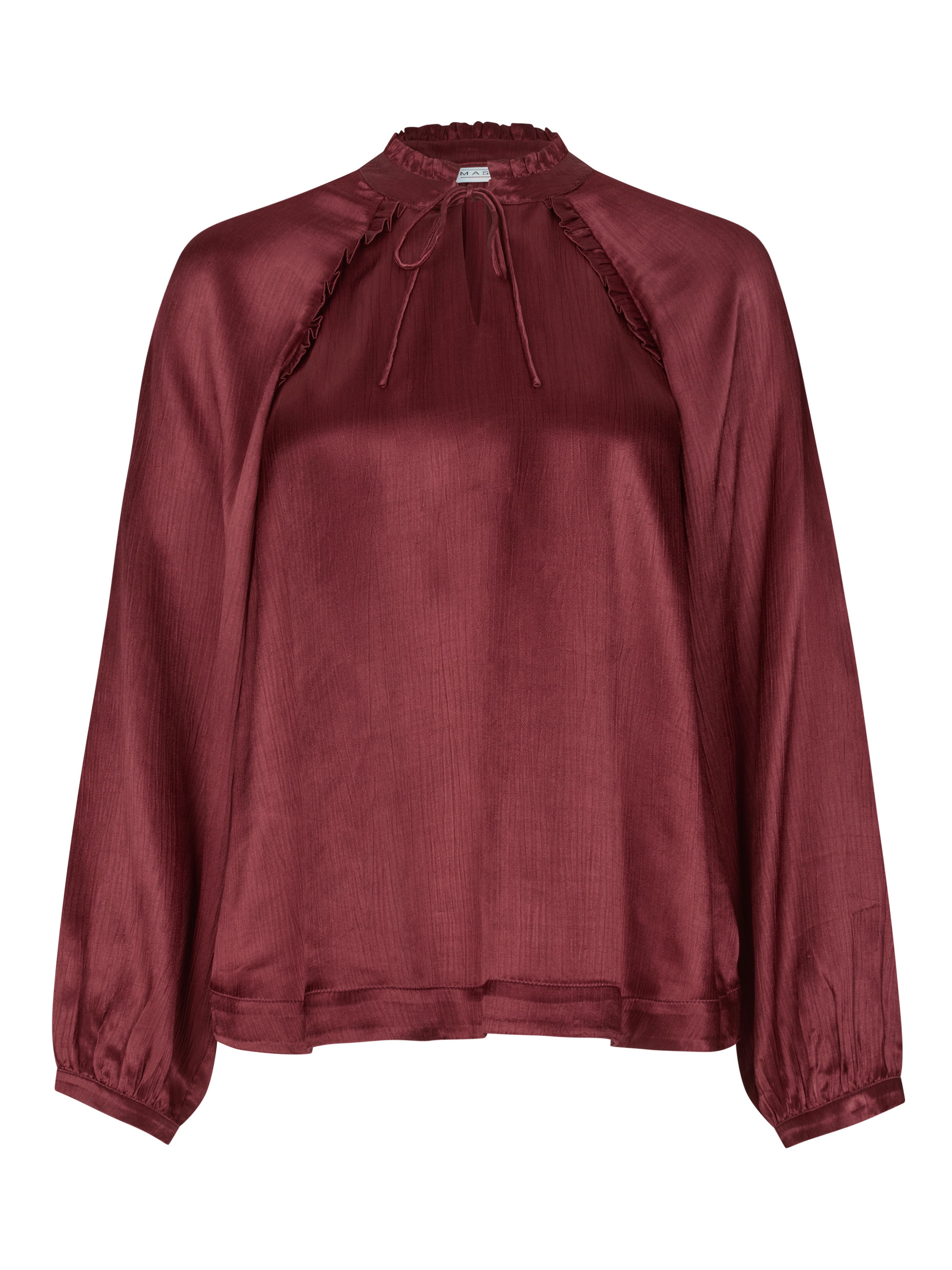 Maberonix Tie Ruffle Neck Blouse - image 2