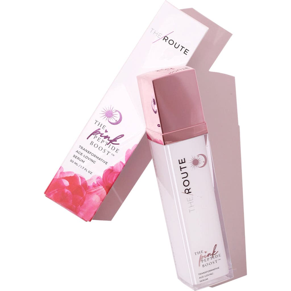 The Route Beauty The Pink Peptide Boost Growth Factor Serum