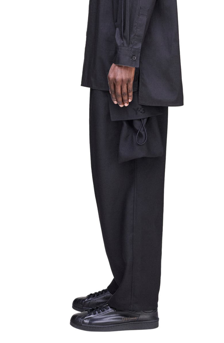 Y-3 Sport Uniform Cargo Pants, Alternate, color, Black