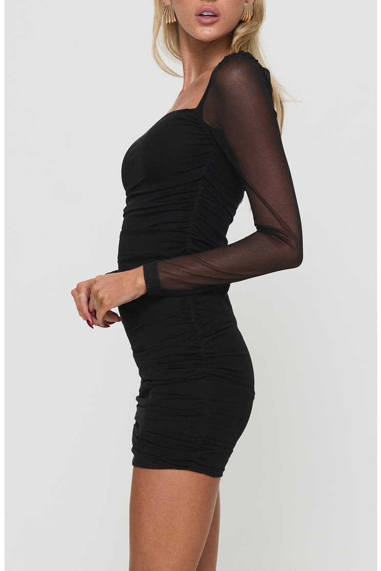 charvi dress princess polly Charvi Long Sleeve Mini Dress Black