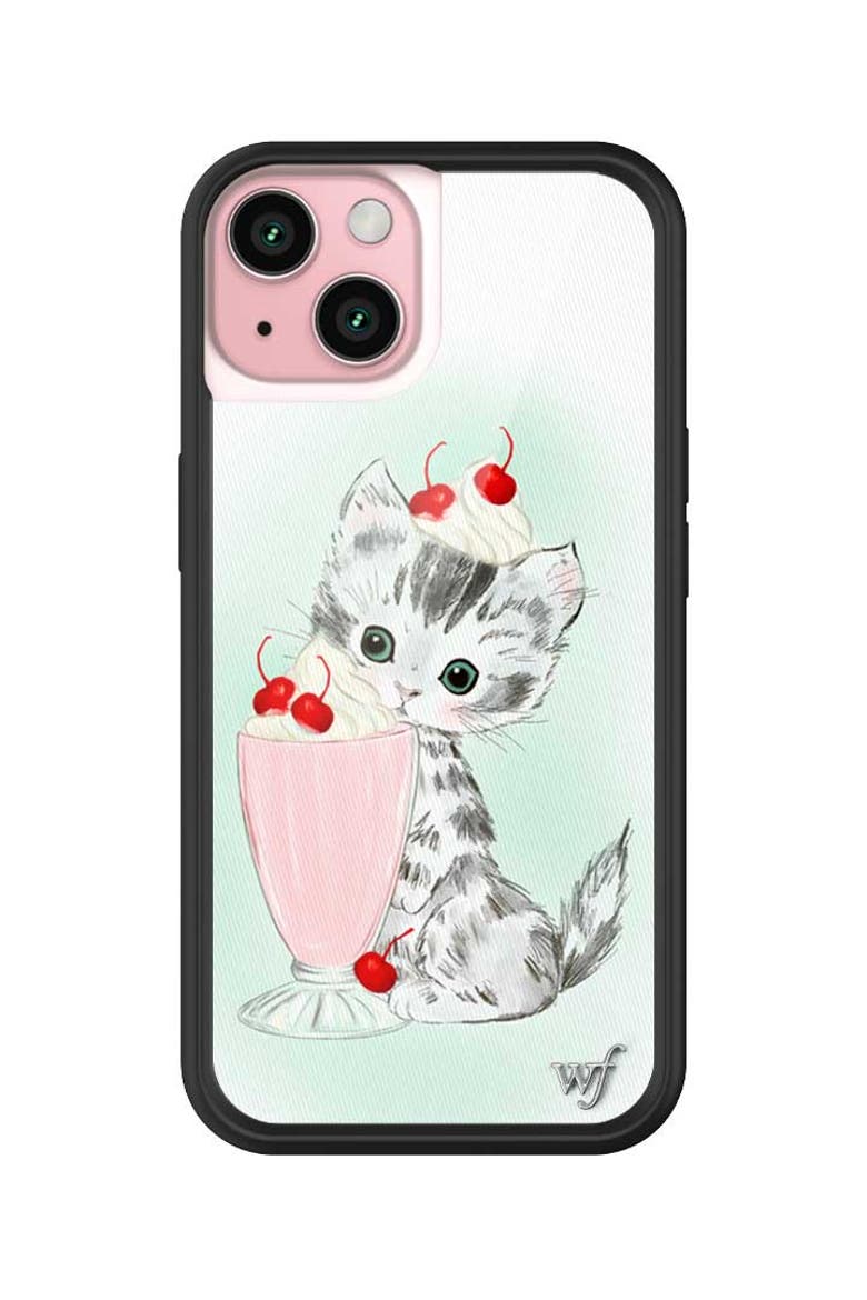 Kitty Shake iPhone Case, Alternate, color, Blue