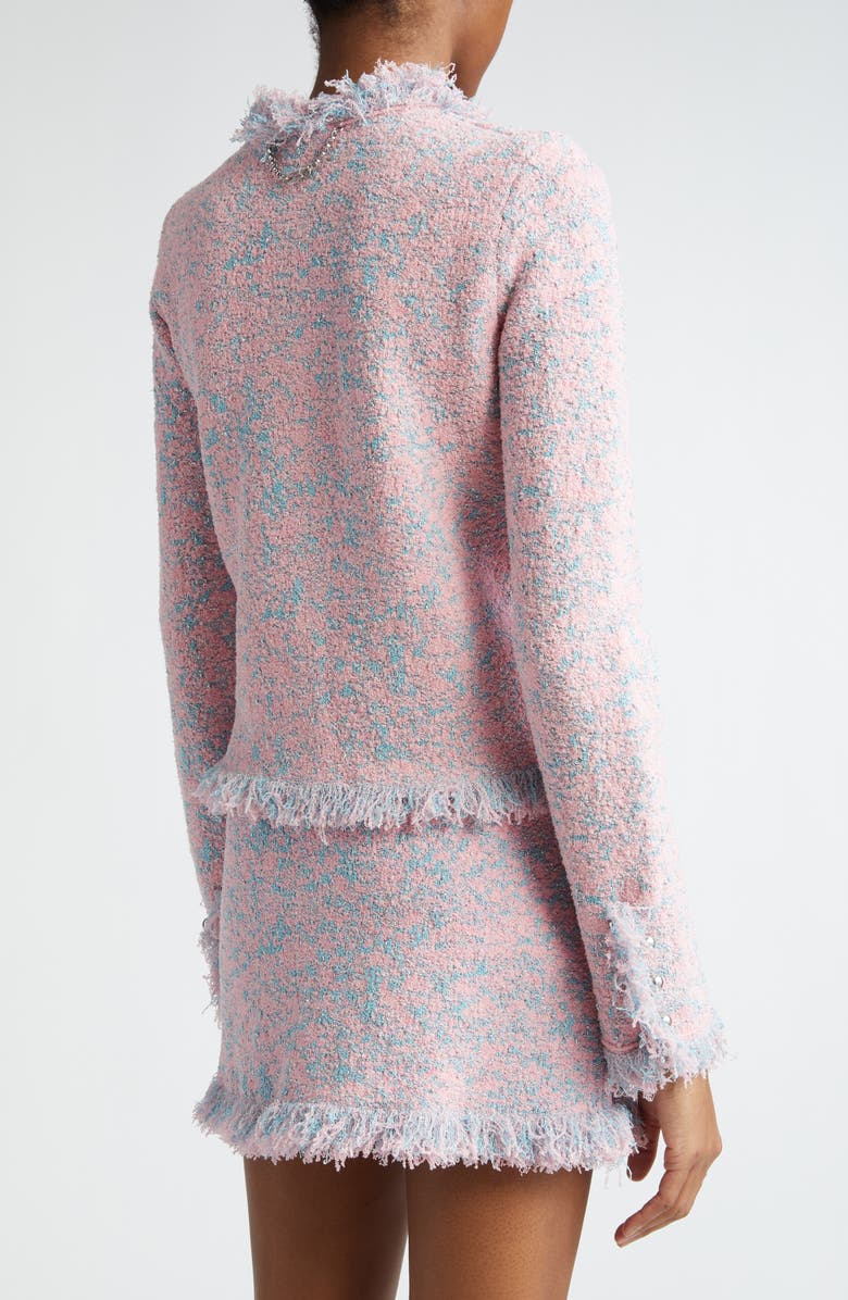 Rabanne Fringe Textured Cardigan, Alternate, color,