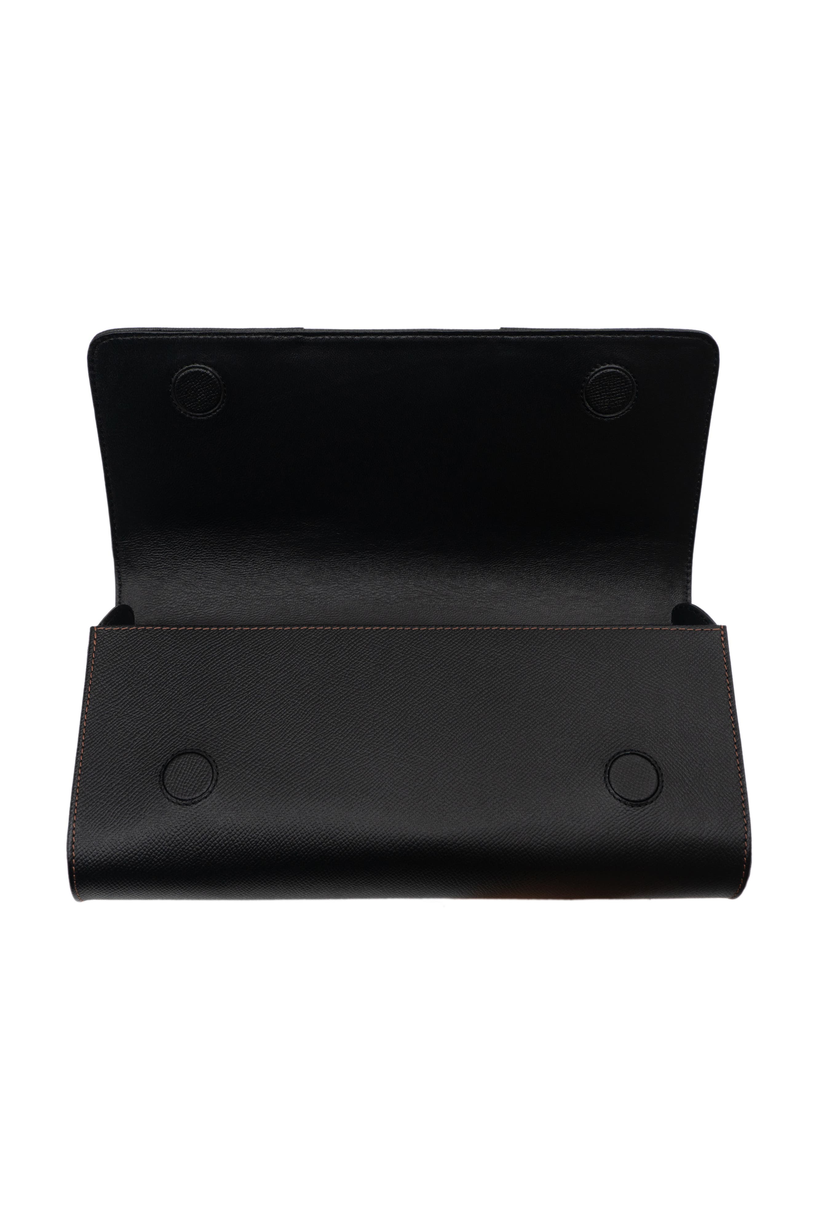 PERRIN PARIS Le Cabriolet Clutch Classic, Alternate, color, Black / Auburn
