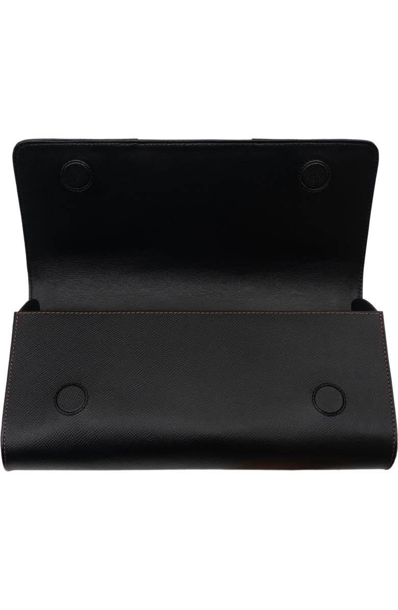 PERRIN PARIS Le Cabriolet Clutch Classic, Alternate, color, Black / Auburn