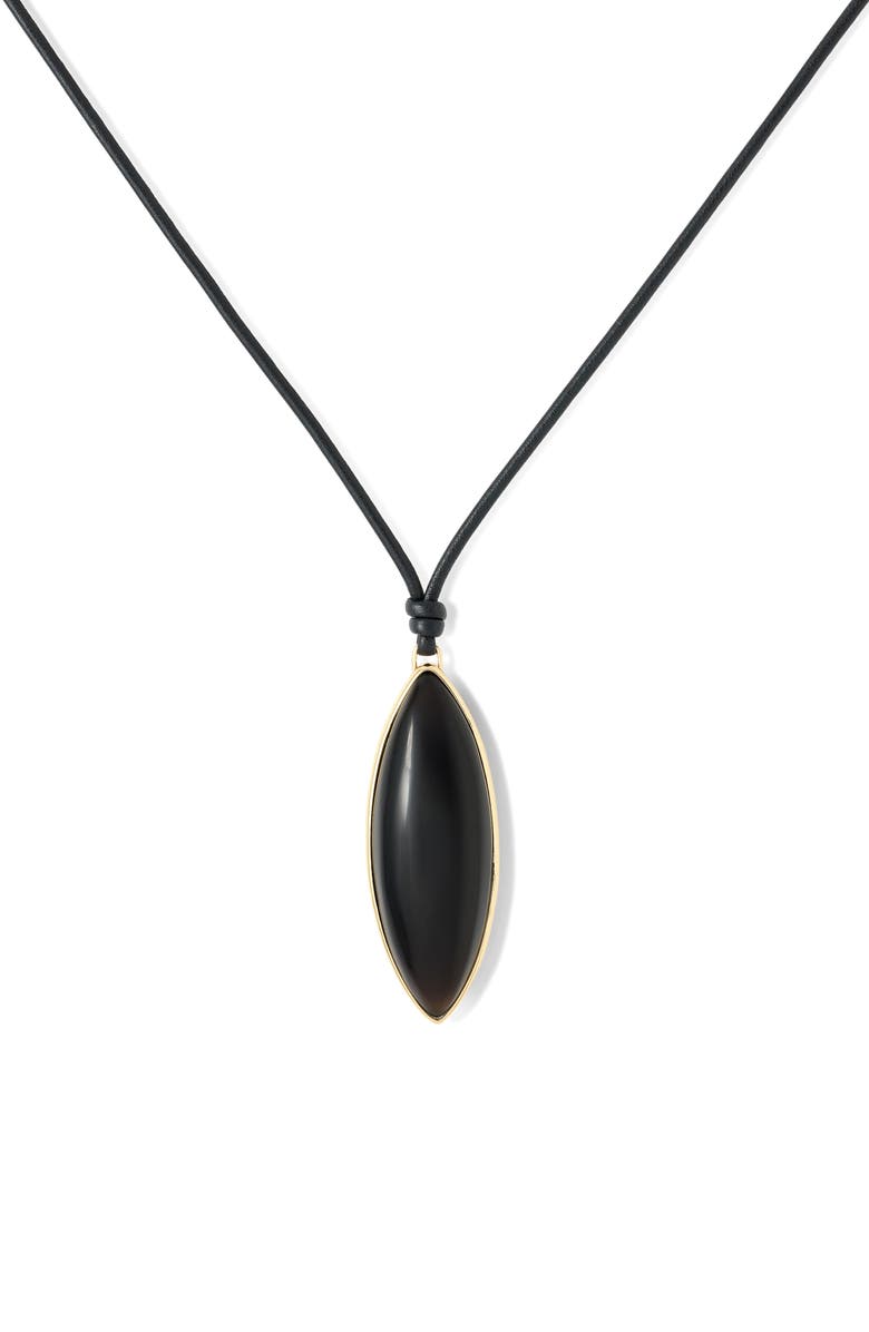 Jennifer Fisher Dagger Pendant Cord Necklace, Main, color, 