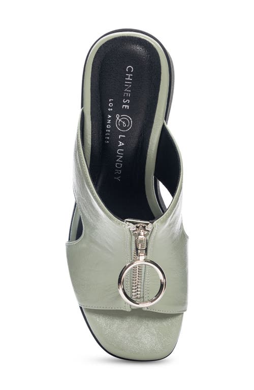 Chinese Laundry Taysha Platform Slide Sandal In Green