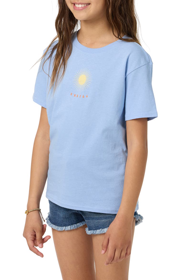 Kids' Mystic Sun Angie Graphic T-Shirt, Alternate, color, BLUE GLASS