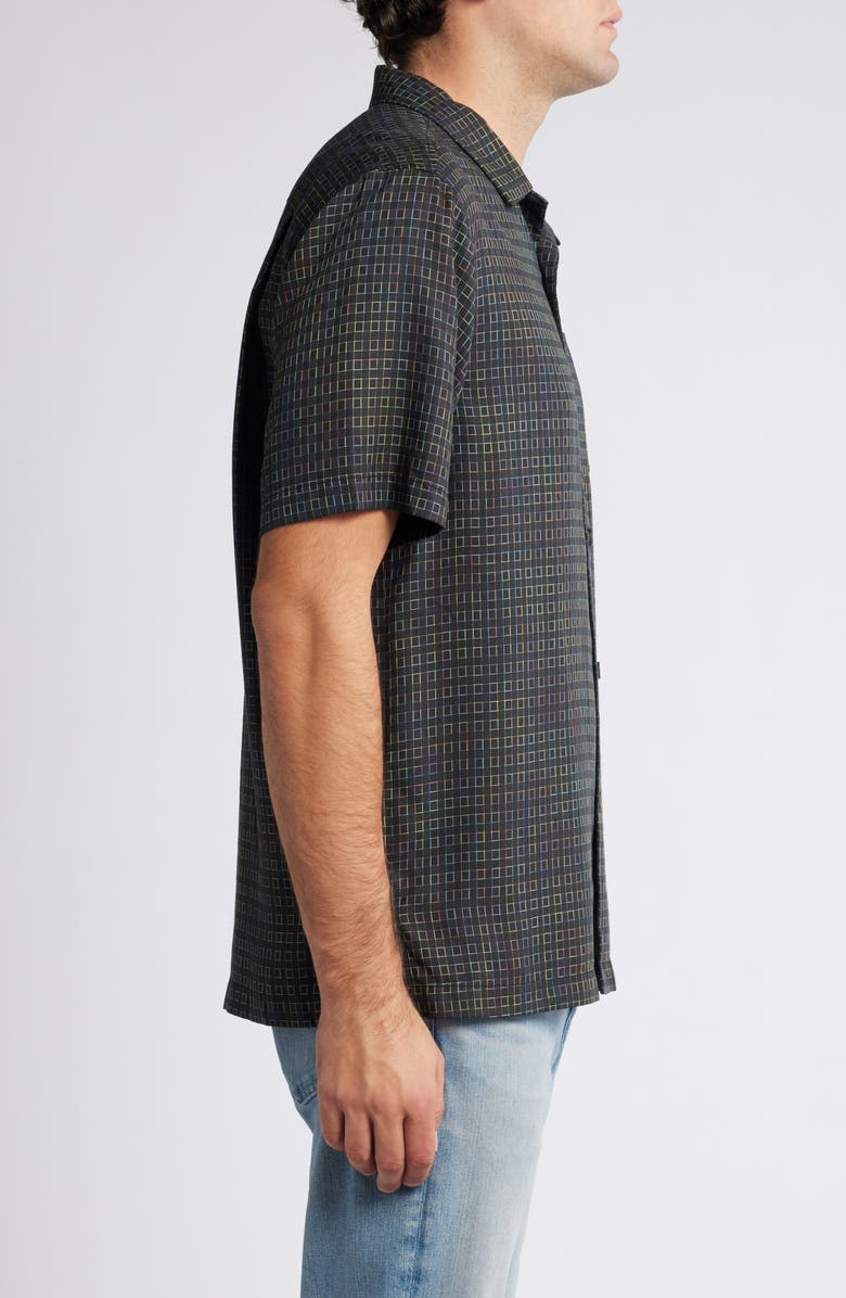 Tommy Bahama Coconut Point Prismatic Check IslandZone<sup>®</sup> Performance Camp Shirt, Alternate, color,