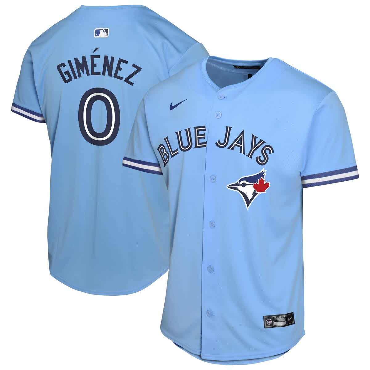Youth Nike Andrés Giménez Powder Blue Toronto Blue Jays Alternate