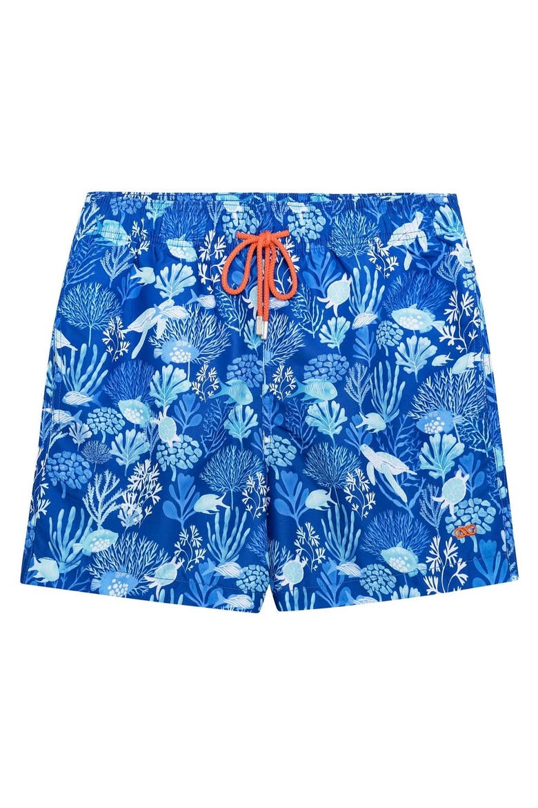 Eco-Friendly 7" Le Club Men's Swim Trunks for Ultimate Comfort, Alternate, color, Ocean Blue