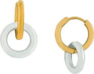 MARLYN SCHIFF Double Hoop Huggie Earrings