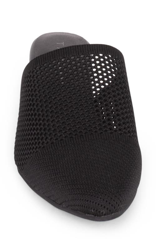 Tahari Santorini Knit Mule In Black
