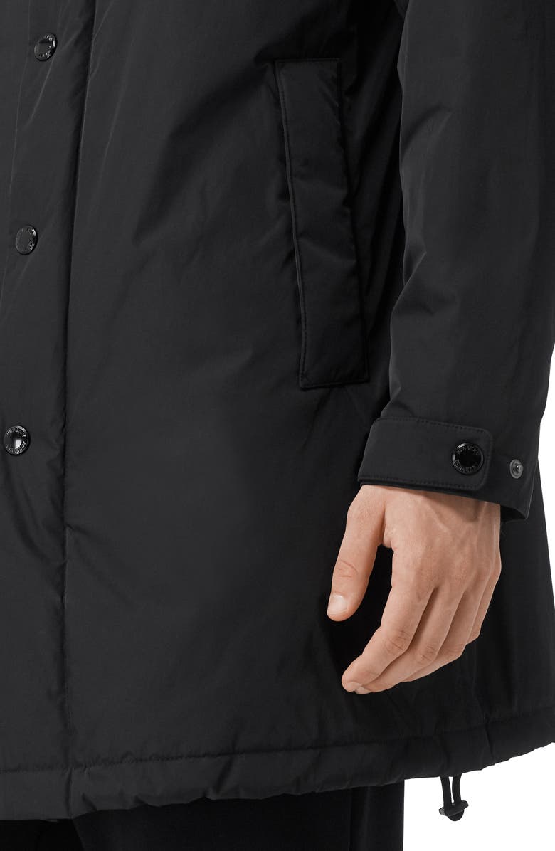 Burberry Aberdeen Monogram Technical Twill Rain Jacket, Alternate, color,