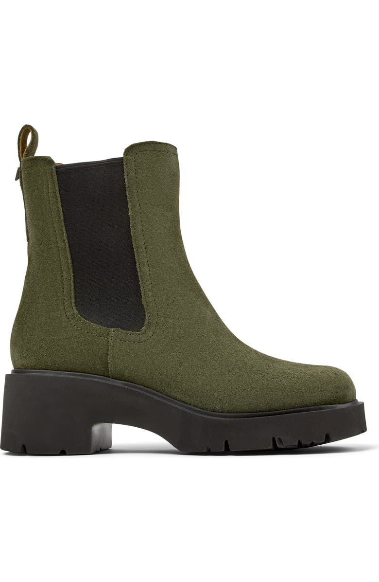 Camper Milah Chelsea Boot, Alternate, color, Dark Green