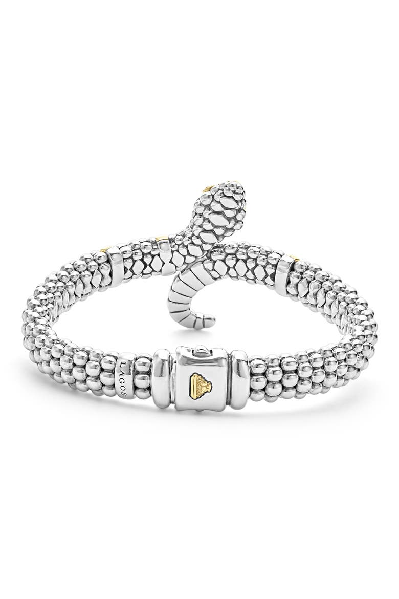 Rare Wonders - Serpent Rope Bracelet, Alternate, color, SILVER