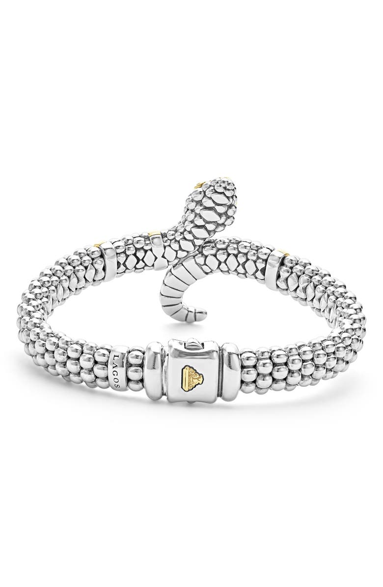 LAGOS Rare Wonders - Serpent Rope Bracelet, Alternate, color, Silver