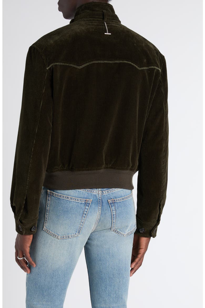 Corduroy Harrington Jacket, Alternate, color, KHAKI