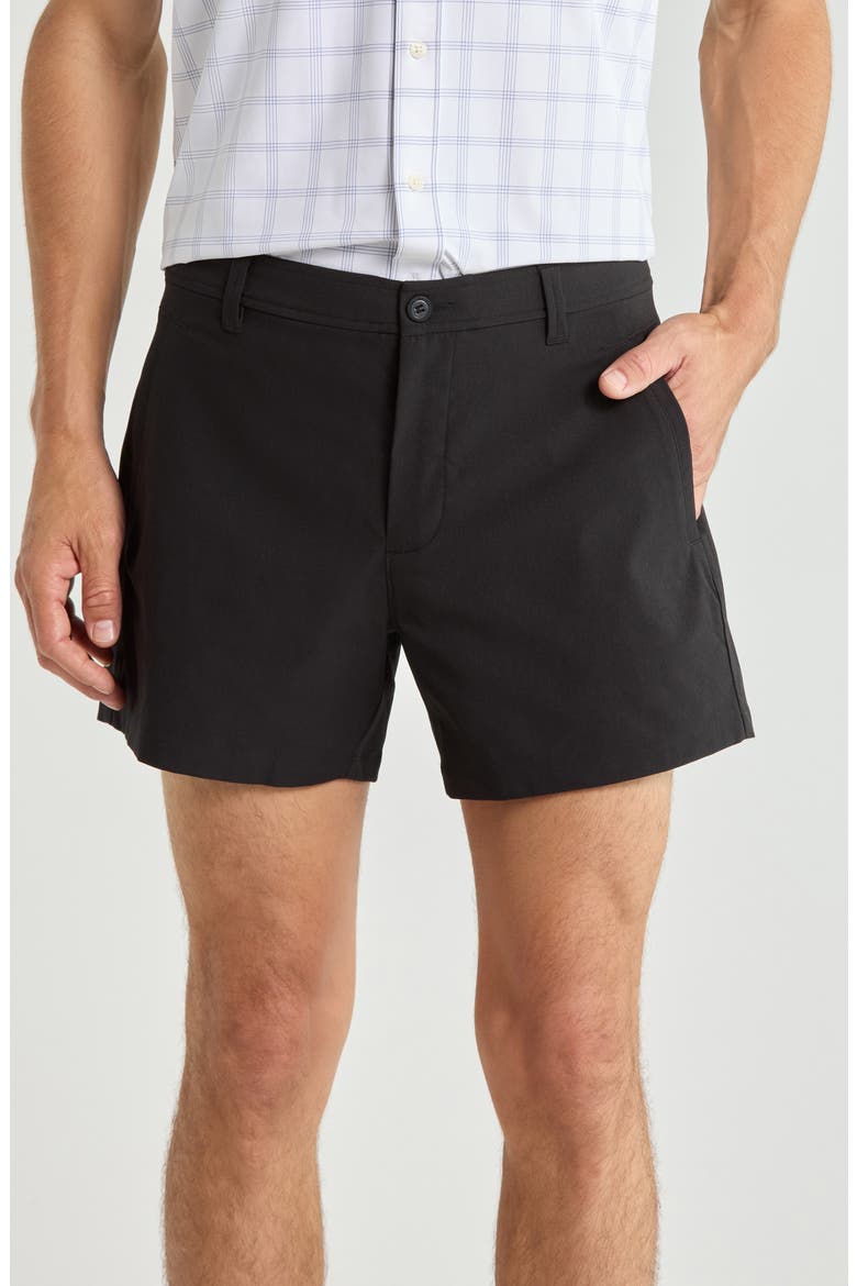Nomad Tech Chino Shorts, Main, color, BLACK