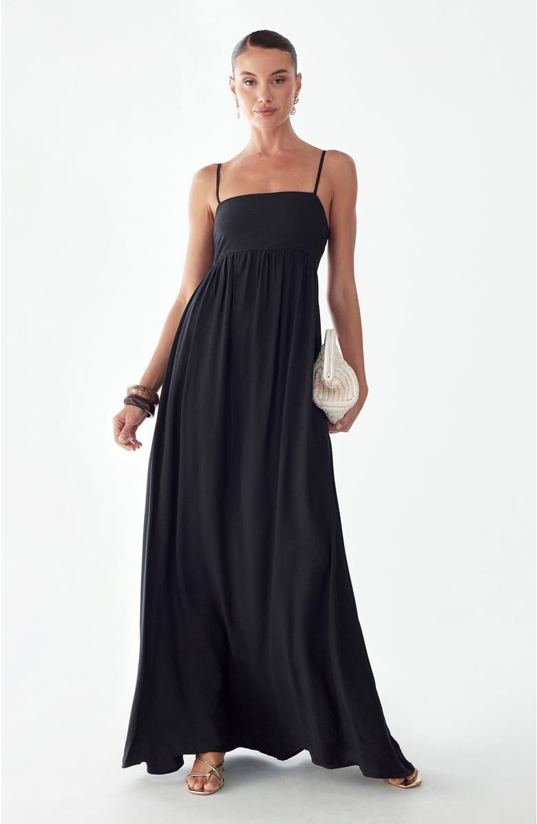 ST MRLO Aster Maxi Dress, Main, color, Black