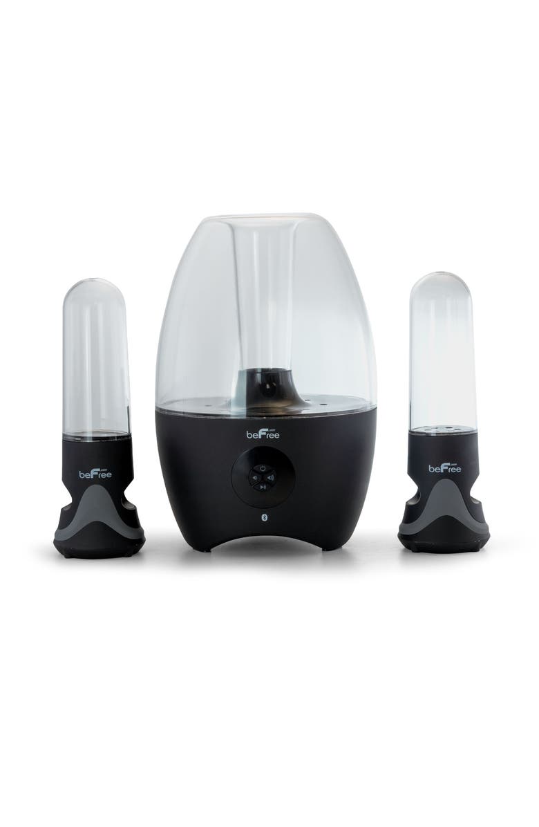 Befree Sound 2.1 Channel Bluetooth Multimedia LED Dancing Water Sound System, Alternate, color, Black