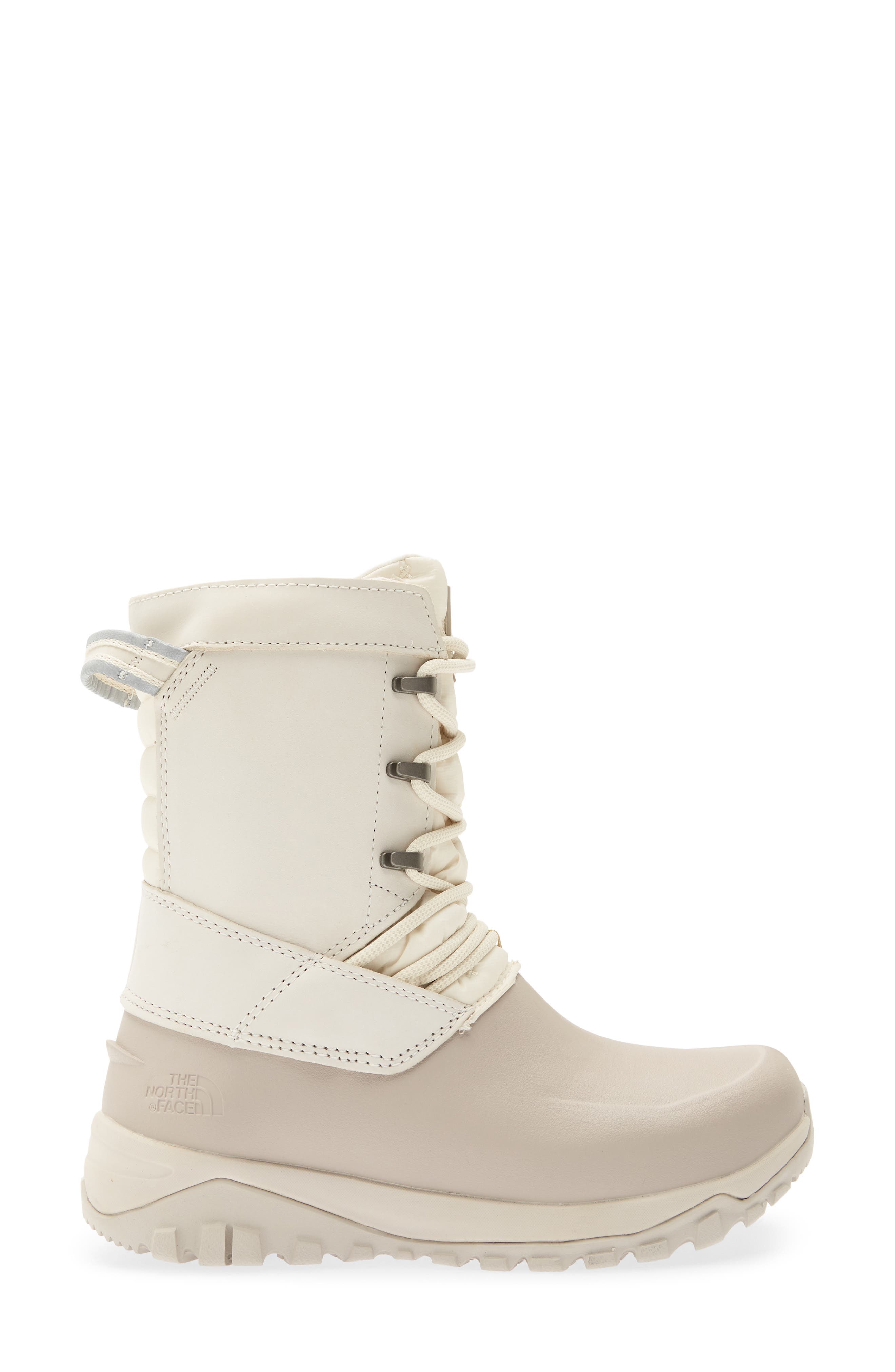 Yukiona Waterproof Insulated Mid Boot, Alternate, color, WHITE DUNE/ SILVER GREY