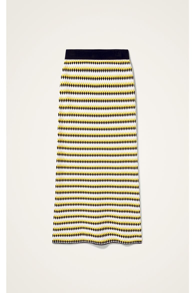 Checkers Skirt, Alternate, color, Multicolor Yellow/Black/Lilac