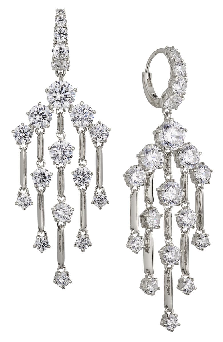 Nadri Freya Deco Chandelier Earrings, Main, color, 
