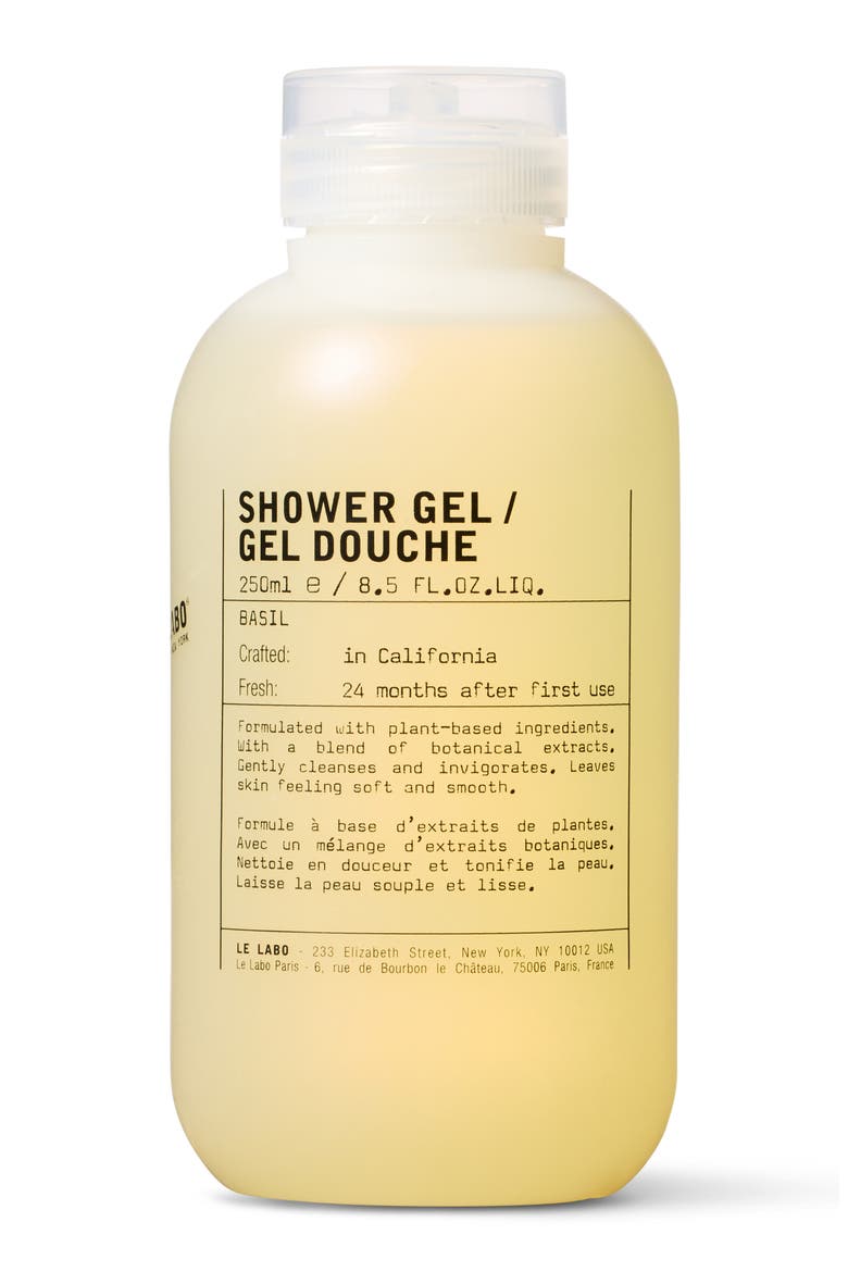 Basil Shower Gel, Main, color, NO COLOR