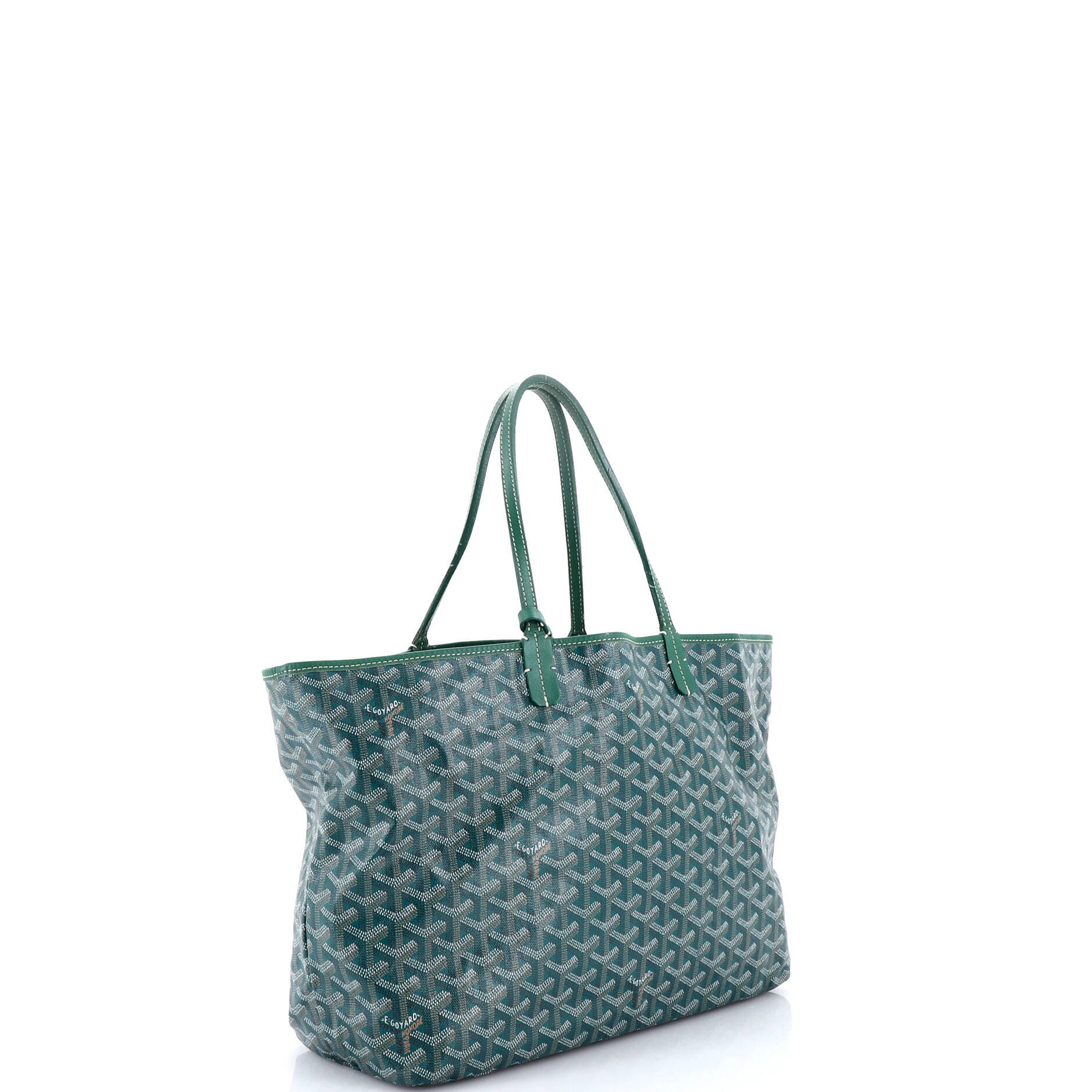 Pre-Owned Goyard Saint Louis Tote Coated Canvas PM, Alternate, color, Green