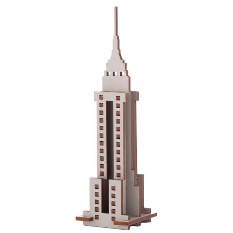 Woodlet Empire State Building 3D Wooden Kit