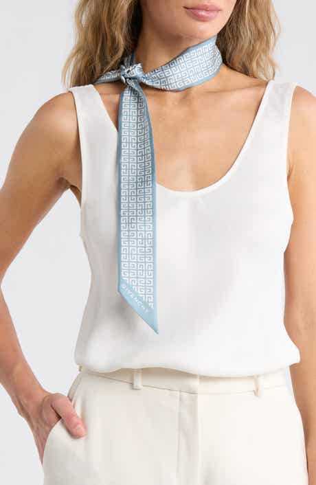 Givenchy 4G Logo Silk Bandeau Scarf
