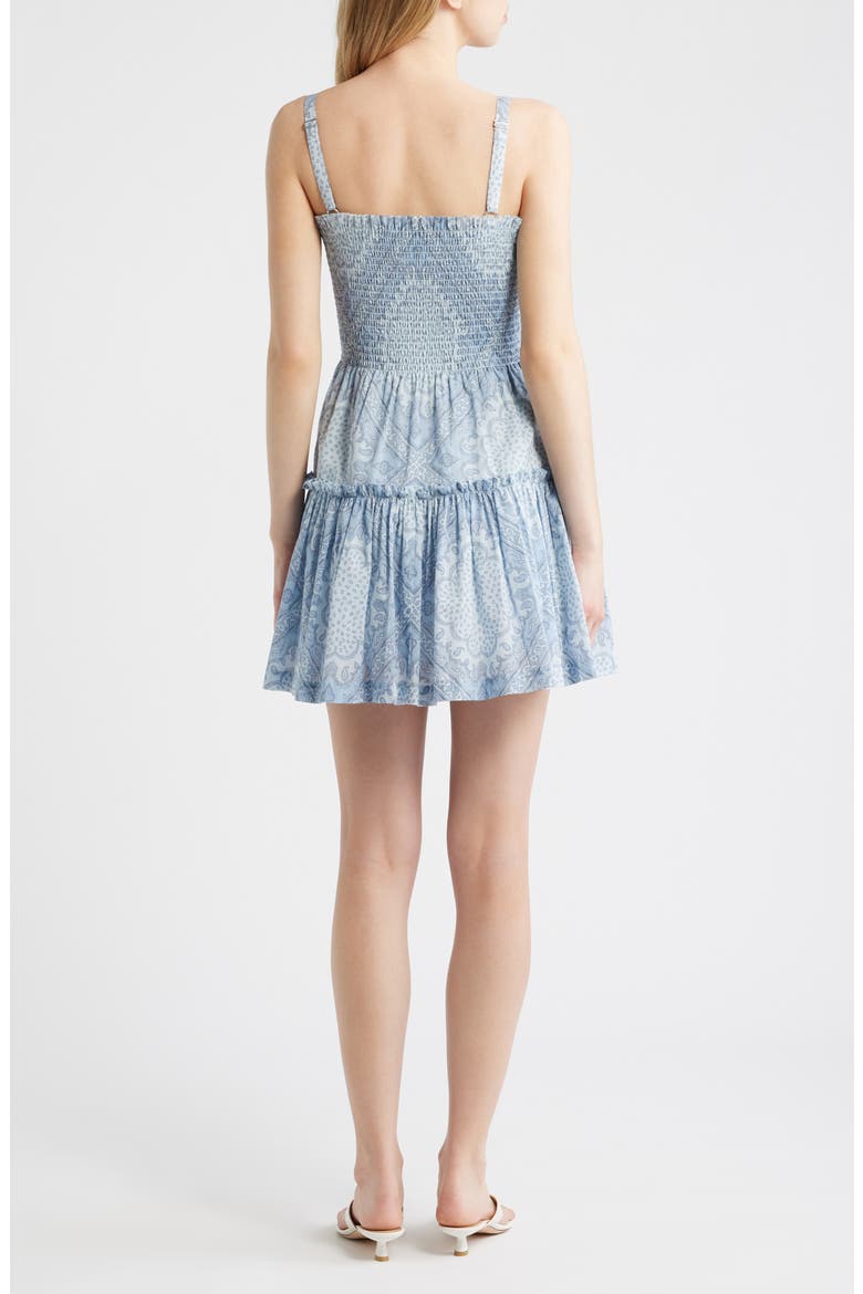 The Seraphina Nap Minidress, Alternate, color, PAISLEY SCARF DUSTY BLUE