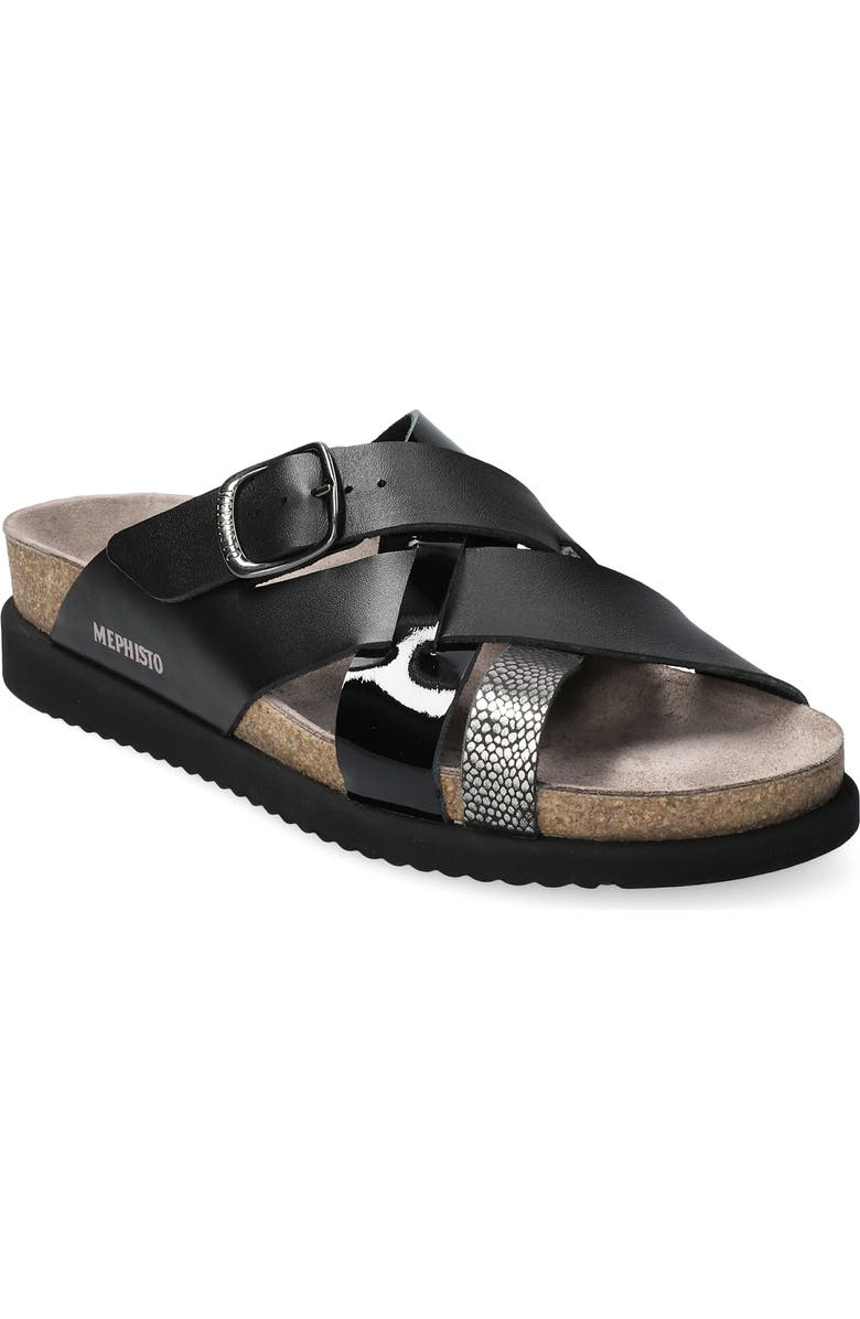 Mephisto Hida Slide Sandal, Main, color, Grey