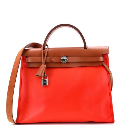 Herbag Zip Berline Vache Canvas and Leather 31