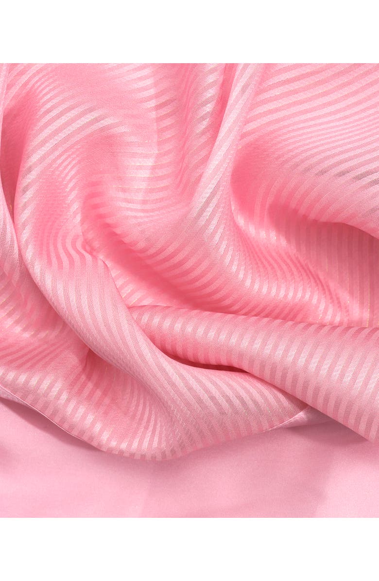 Echo Satin Stripe Metallic Wrap, Alternate, color,