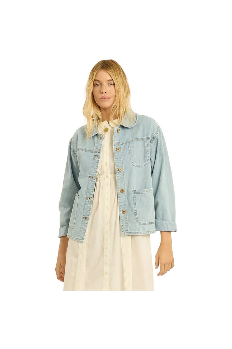 Time Off Denim Jacket - Women's, Main, color, Baja Blue
