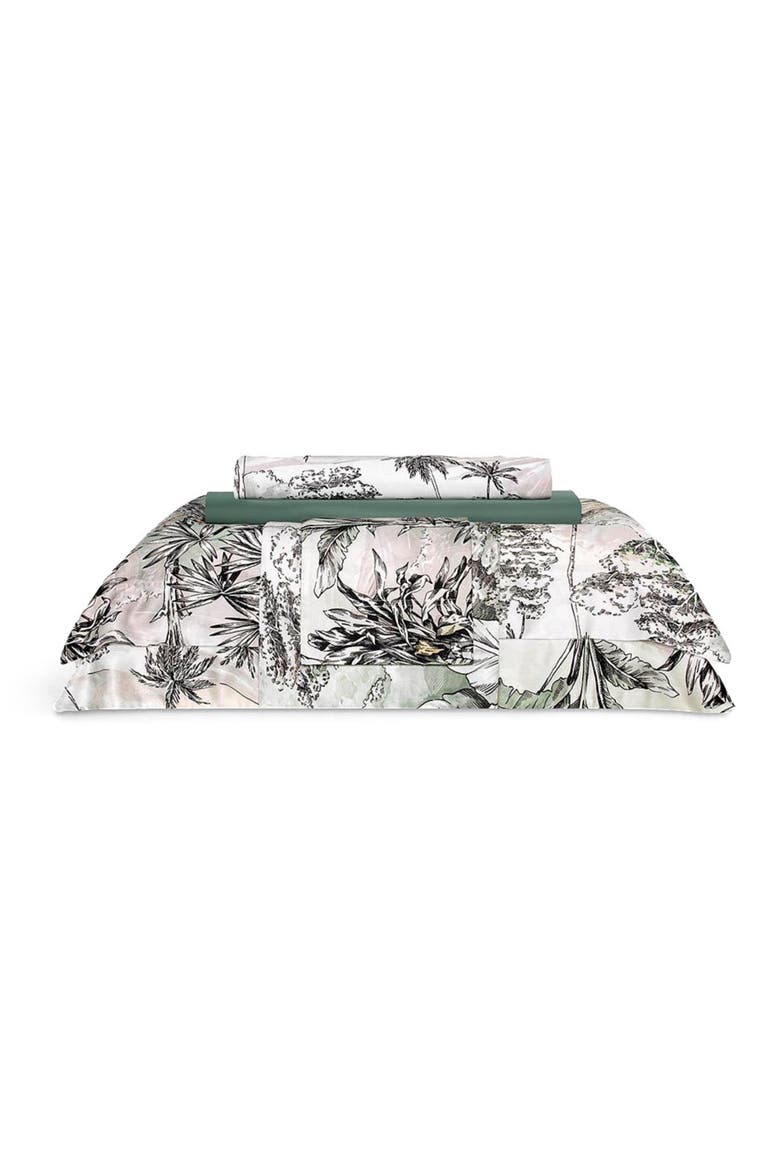 Ilbama fitted sheet, Main, color, Green