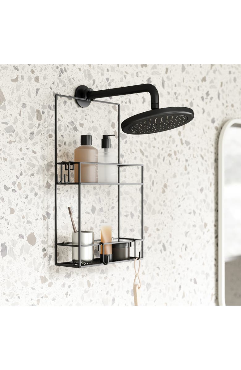 Umbra Cubiko Two Shelf Shower Caddy, Alternate, color,