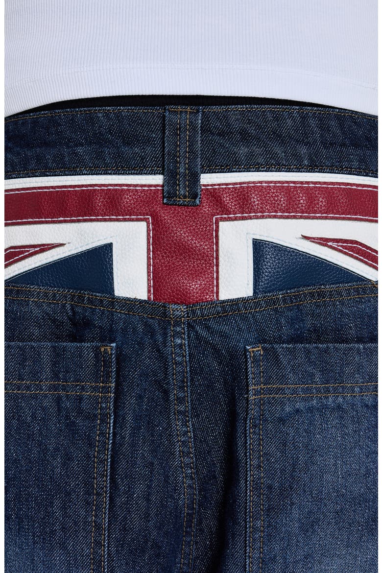 Kingdom Colossus Baggy Denim Shorts, Alternate, color, INDIGO