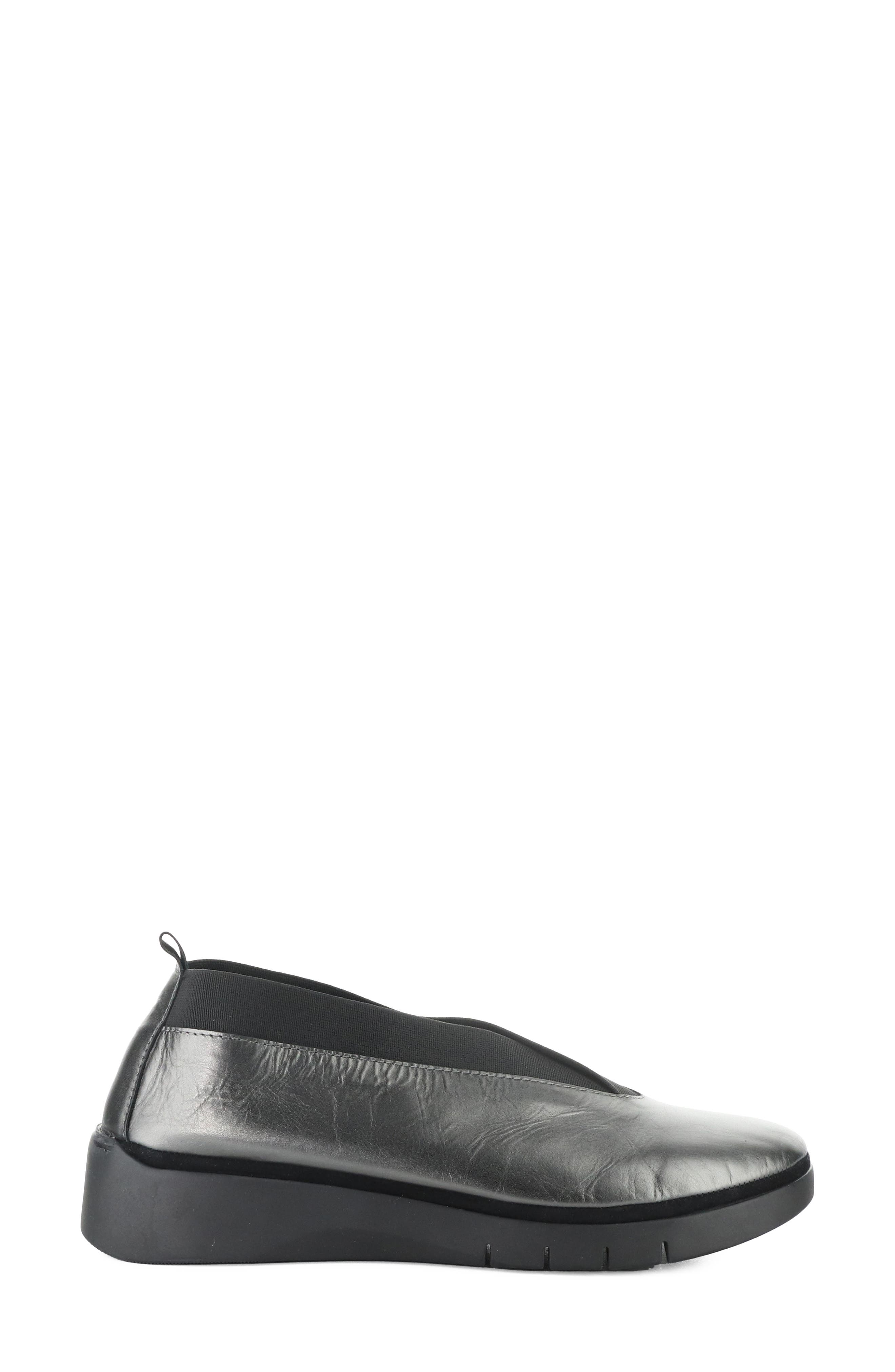 Lomel Leather Skimmer Flat, Alternate, color, 004 ANTHRACITE